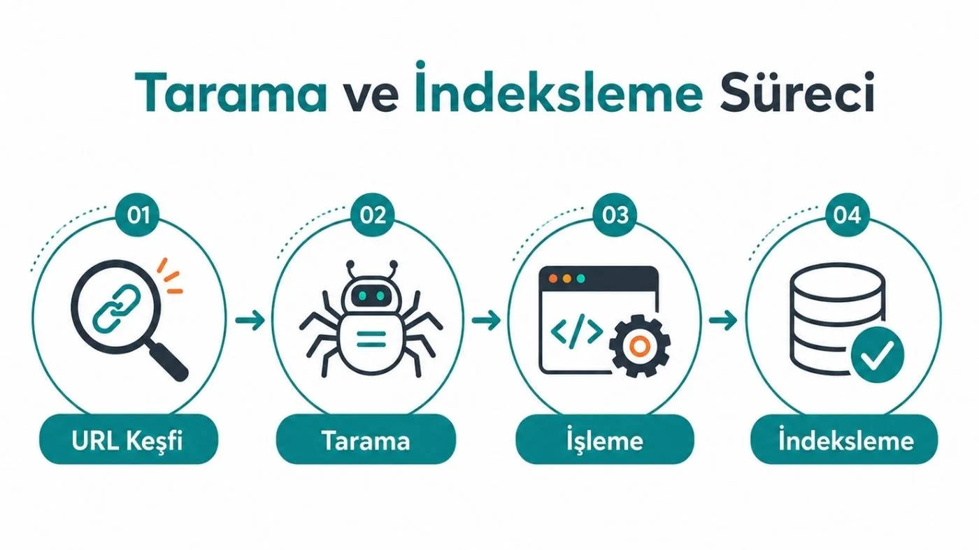 teknik seo tarama ve indeksleme süreci